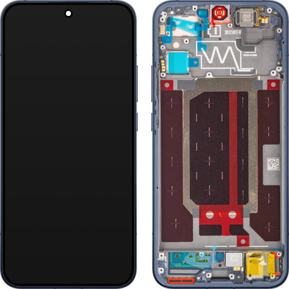 Display med Touchscreen Oppo Reno15, med Ramme, Marineblå (Twilight Blue), Service Pack 621029000788