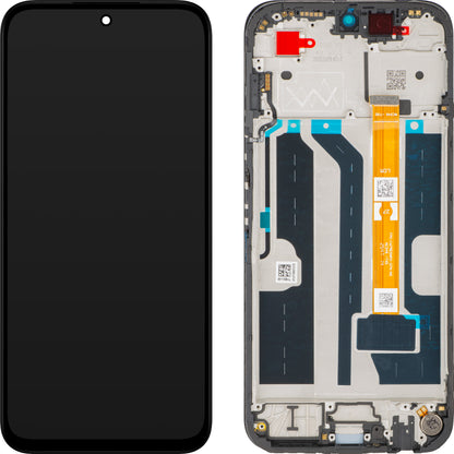 Display med Touchscreen Oppo A6x / A6t, med ramme, Svart, Service Pack 621029000752