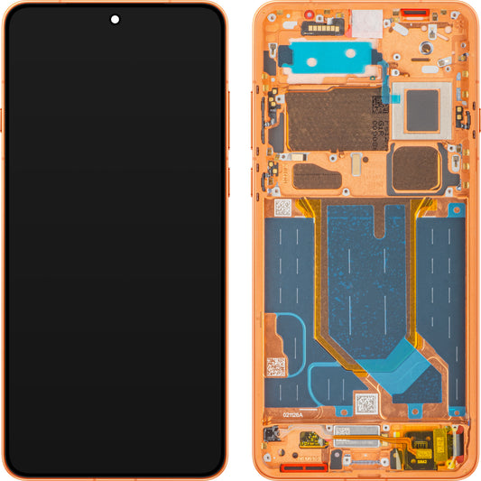 Touchskjermdisplay Oppo Find X9 Ultra, med ramme, oransje (Canyon Orange), servicepakke 621029000921
