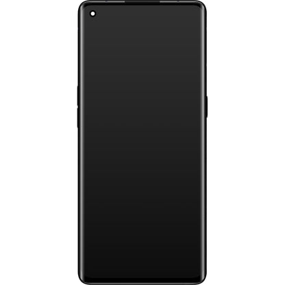 Display med berøringsskjerm Oppo Reno4 Pro 5G, med ramme, svart (Space Black), Service Pack 4904736