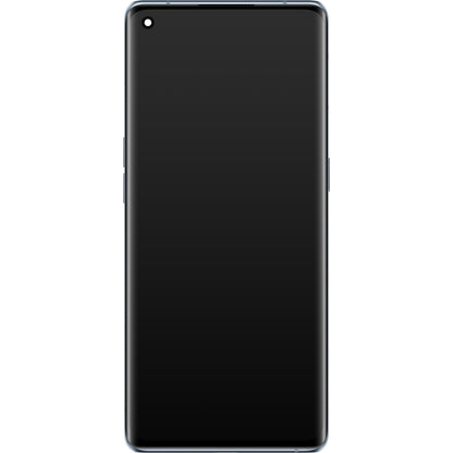 Display med Touchscreen Oppo Reno6 Pro 5G (Snapdragon) / Reno6 Pro+ 5G, med Ramme, Grå (Lunar Grey), Service Pack 4907528