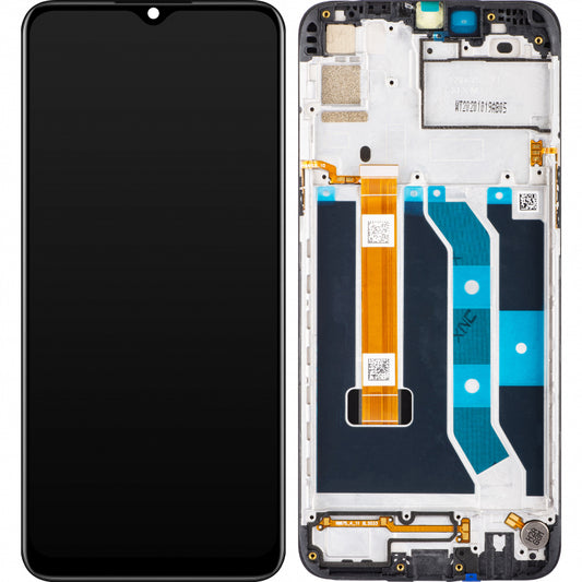 Display med Touchscreen Realme 6i, med Ramme, Svart, Swap 4903584