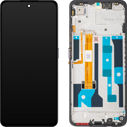 Display med Touchscreen Realme C75, med Ramme, Brun Service Pack 621029000365