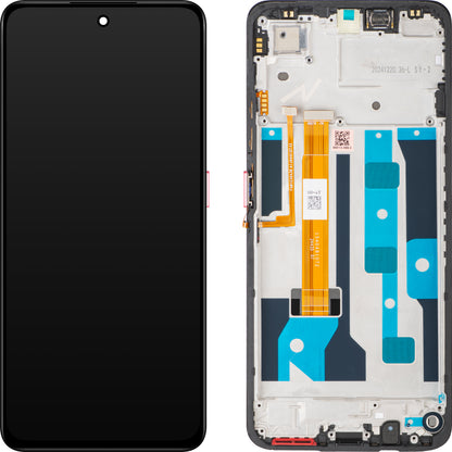 Display med Touchscreen Realme C75, med Ramme, Rød, Service Pack 621029000457