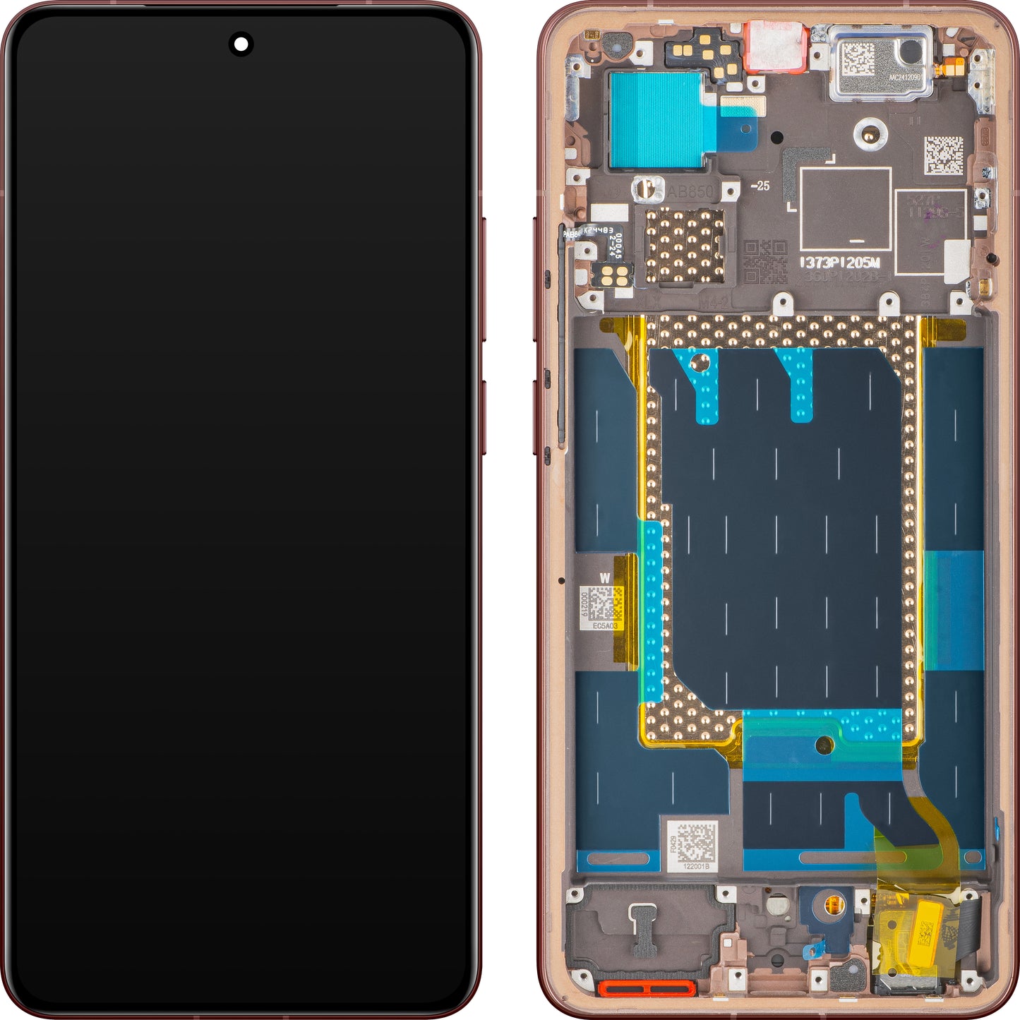 Display med Touchscreen Realme GT 7 Pro, med Ramme, Oransje (Mars Orange), Service Pack 621029000369