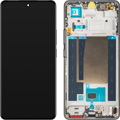 Display med Touchscreen Realme 16 Pro+, med Ramme, Grå, Servicepakke 621029000805