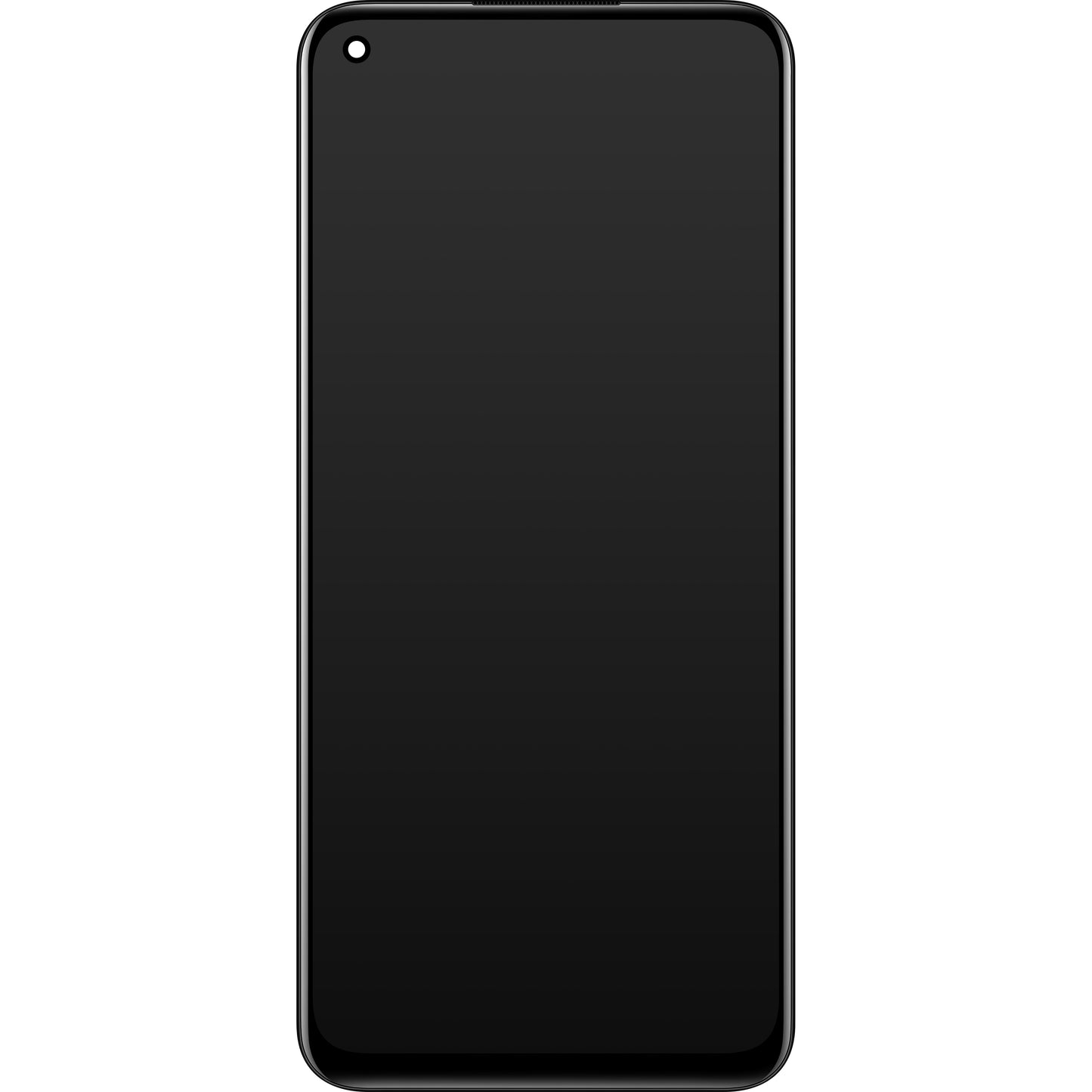 Touchscreen-display Realme 8, med ramme, svart, bytte 4906919