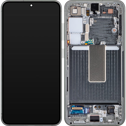 Berøringsskjerm Samsung Galaxy S23 S911, med ramme, grønn, Service Pack GH82-30480C