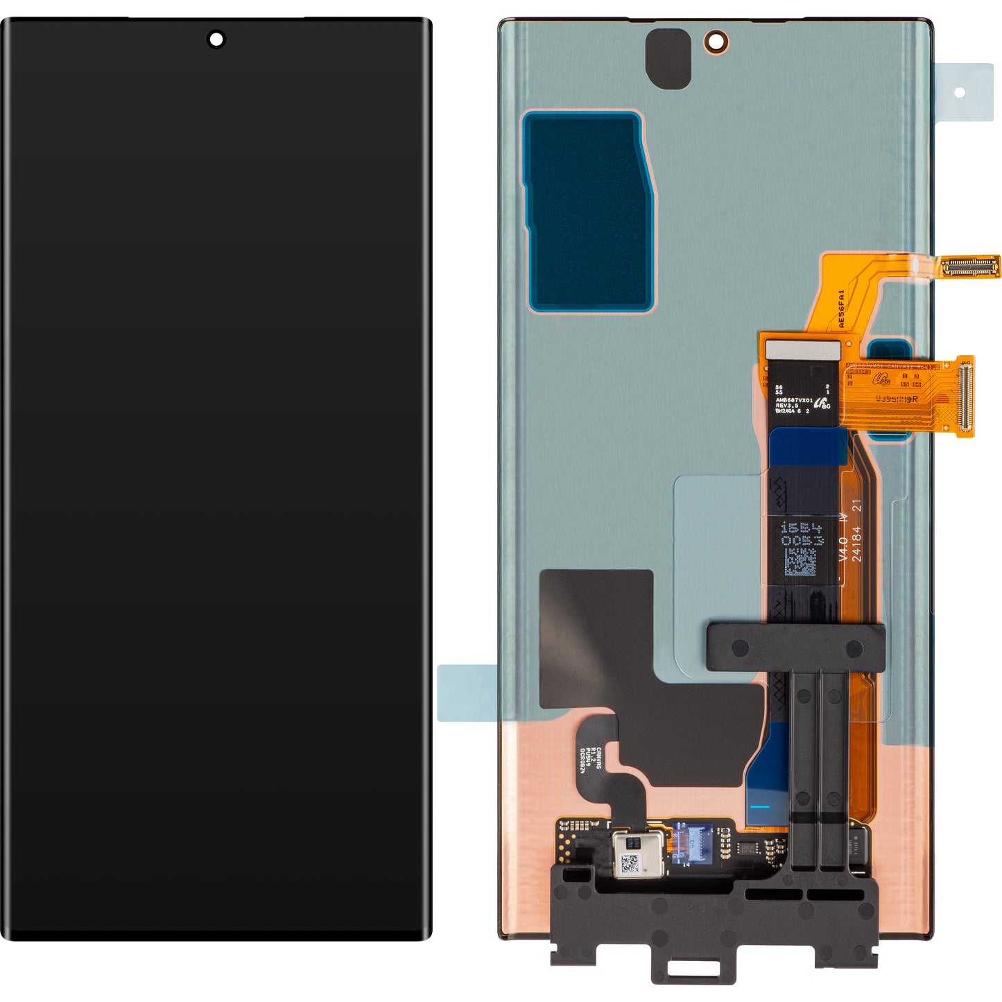 Berøringsskjerm Samsung Galaxy Note 20 Ultra 5G N986 / Note 20 Ultra N985, Servicepakke GH96-1355555A 
