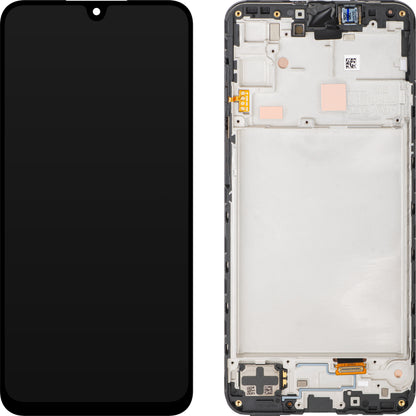 Berøringsskjerm Samsung Galaxy A16 4G A165, med ramme, svart, Servicepakke GH82-3636253A 