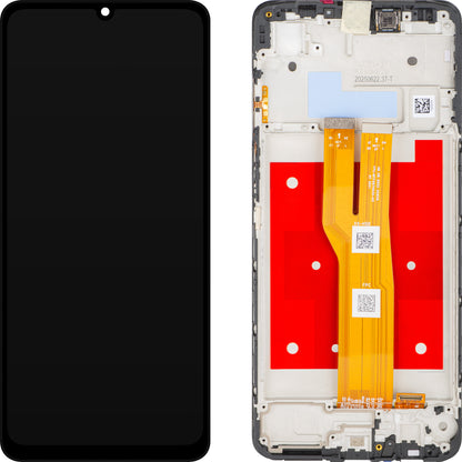 Display med Touchscreen Samsung Galaxy A07 4G A075, med Ramme, Grå, Service Pack GH81-28044A