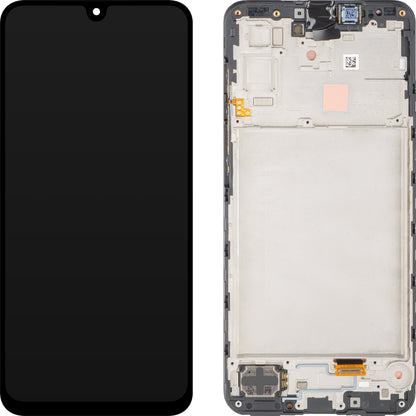 Display med Touchscreen Samsung Galaxy A17 4G, med Ramme, Svart, Servicepakke GH82-38527A