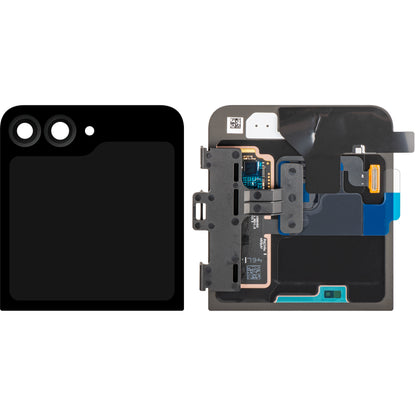 Display med Touchscreen Samsung Galaxy Z Flip7 FE F761, Under Outer, Svart, Servicepakke GH97-30985A