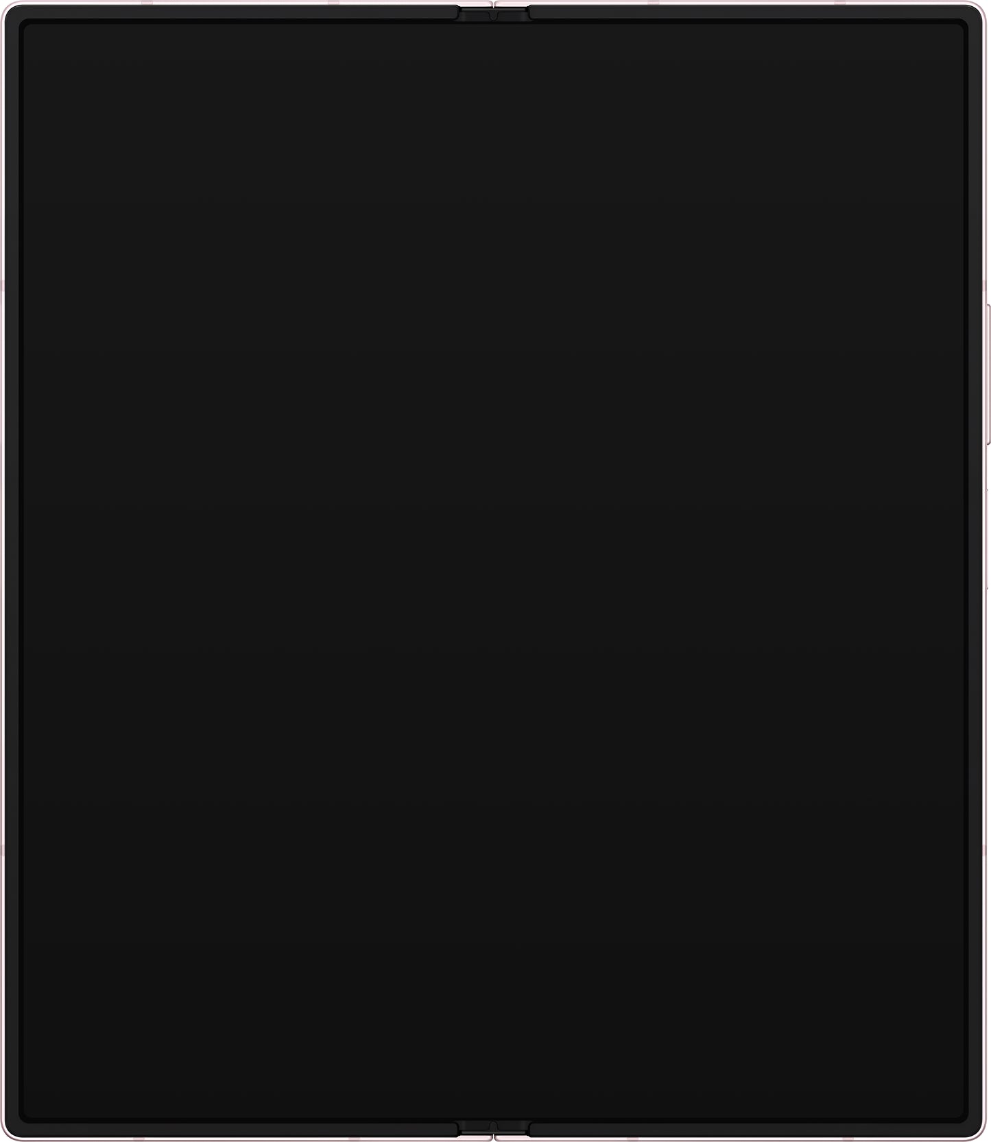 Samsung Galaxy Z Fold6 F956 berøringsskjermdisplay med ramme, under inner, rosa, servicepakke GH82-35042B
