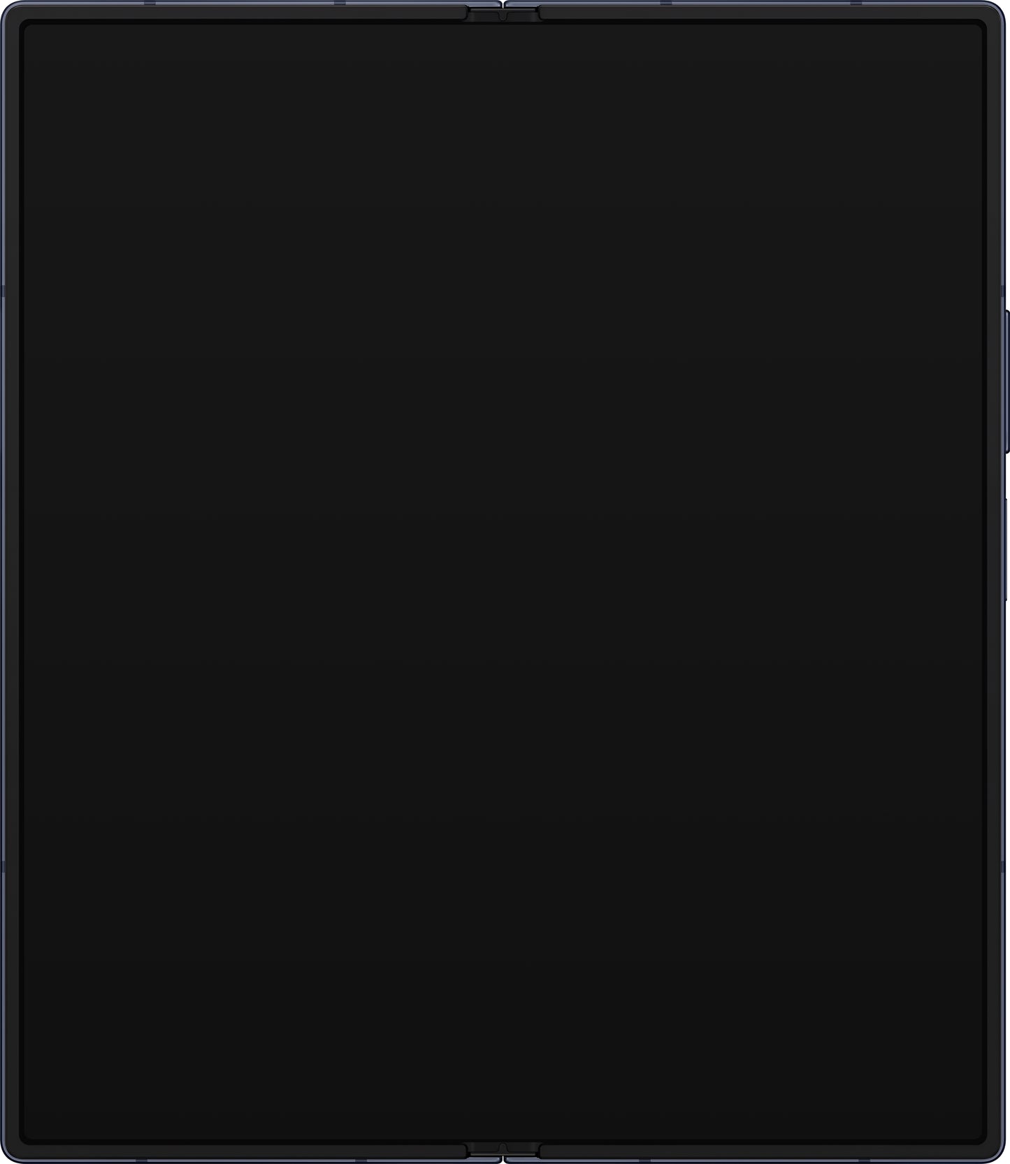 Samsung Galaxy Z Fold6 F956 berøringsskjermdisplay med ramme, under inner, marineblå (Navy), servicepakke GH82-35042C
