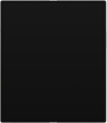 Samsung Galaxy Z Fold6 F956 berøringsskjermdisplay med ramme, under inner, hvit, servicepakke GH82-35042E