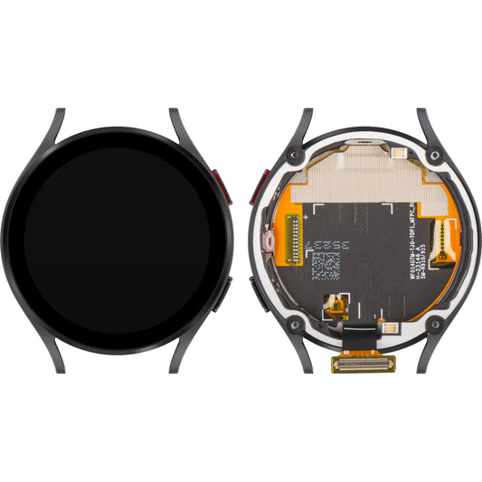 Samsung Galaxy Watch5 44mm berøringsskjerm med ramme, LTE-versjon, svart (Graphite), servicepakke GH82-30043A