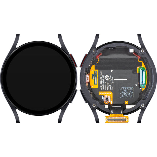Samsung Galaxy Watch6 40mm berøringsskjermdisplay med ramme, BT-versjon, grå, servicepakke GH97-28835A