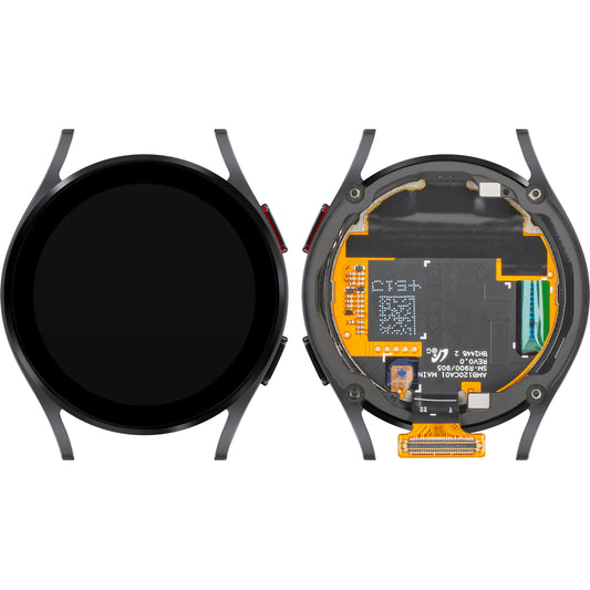 Samsung Galaxy Watch FE berøringsskjermdisplay med ramme, BT-versjon, svart, servicepakke GH97-30050A