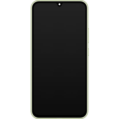 Berøringsskjerm Samsung Galaxy A34 A346, med ramme, Grønn (Lime), Servicepakke GH82-31200C
