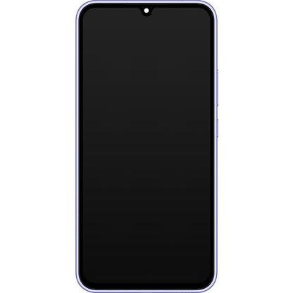 Berøringsskjerm Samsung Galaxy A34 A346, med ramme, lilla, servicepakke GH82-31200D