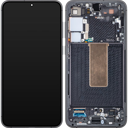 Berøringsskjerm Samsung Galaxy S23+ S916, med ramme, svart (Phantom Black), Servicepakke GH82-30476A