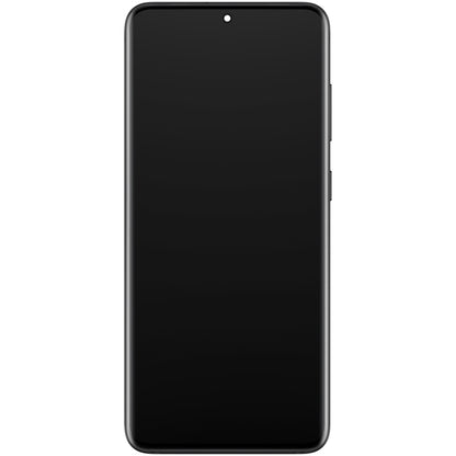 Berøringsskjerm Samsung Galaxy Galaxy S20+ 5G G986 / S20+ G985, med ramme, svart, servicepakke GH82-3144441A 