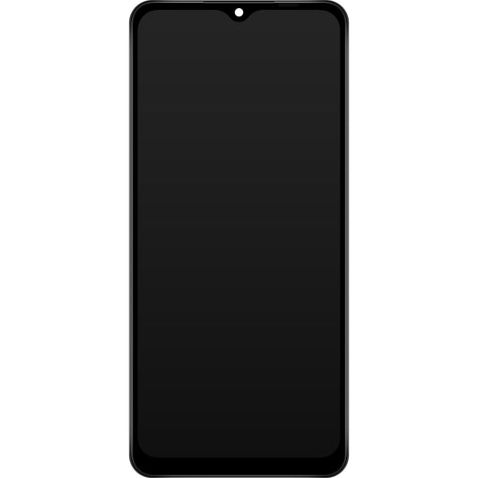 Samsung Galaxy A12 Nacho A127 berøringsskjermdisplay med ramme, svart, forseglet GH82-26486A
