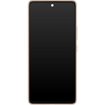 Samsung Galaxy Galaxy A53 5G A536 berøringsskjerm med ramme, oransje (fersken), Servicepakke GH82-28024D Servicepakke GH82-28024D 