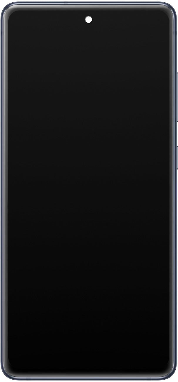 Display med berøringsskjerm Samsung Galaxy S20 FE 5G G781, med ramme, marineblå, Swap GH82-24214A