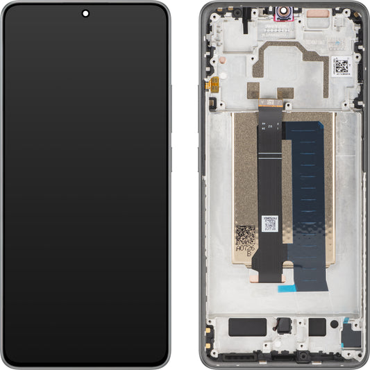 Display med Touchscreen Xiaomi Poco X6 Pro, med Ramme, Grå, Service Pack 560001N11A00