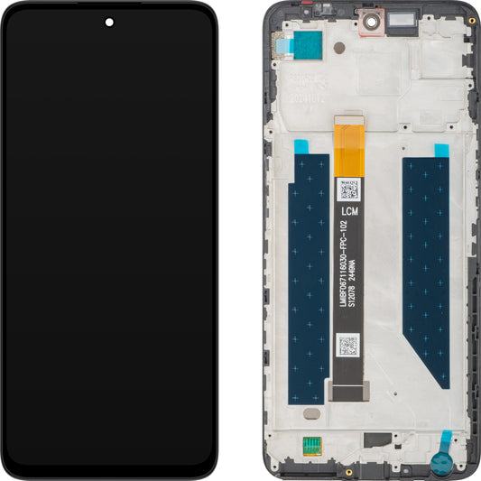 ZTE nubia Neo 2 berøringsskjermdisplay med ramme, svart, Service Pack 123437401079