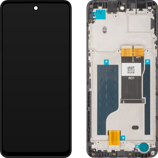 Skjerm med Touchscreen ZTE nubia Music, med Ramme, Svart, Service Pack 123437601049