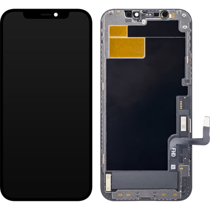 ZY berøringsskjerm for Apple iPhone 12 / 12 Pro, med ramme, In-Cell IC Movable LCD-versjon, svart