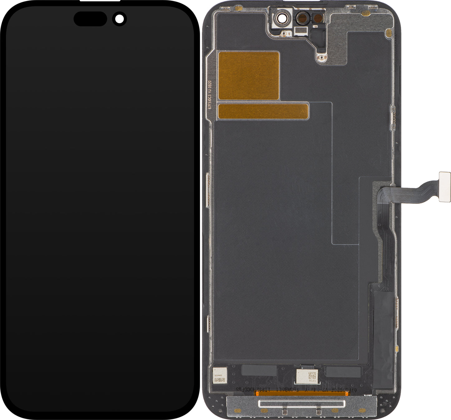 ZY berøringsskjermdisplay for Apple iPhone 14 Pro Max, med ramme, LCD In-Cell IC flyttbar versjon, svart