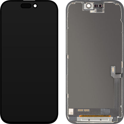 Display med ZY Touchscreen for Apple iPhone 17, med ramme, LCD In-Cell IC Movable versjon, Svart