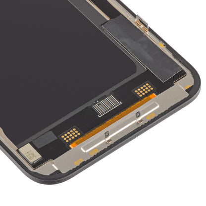 ZY berøringsskjerm for Apple iPhone 15 Pro Max, med ramme, In-Cell IC Movable LCD-versjon, svart 