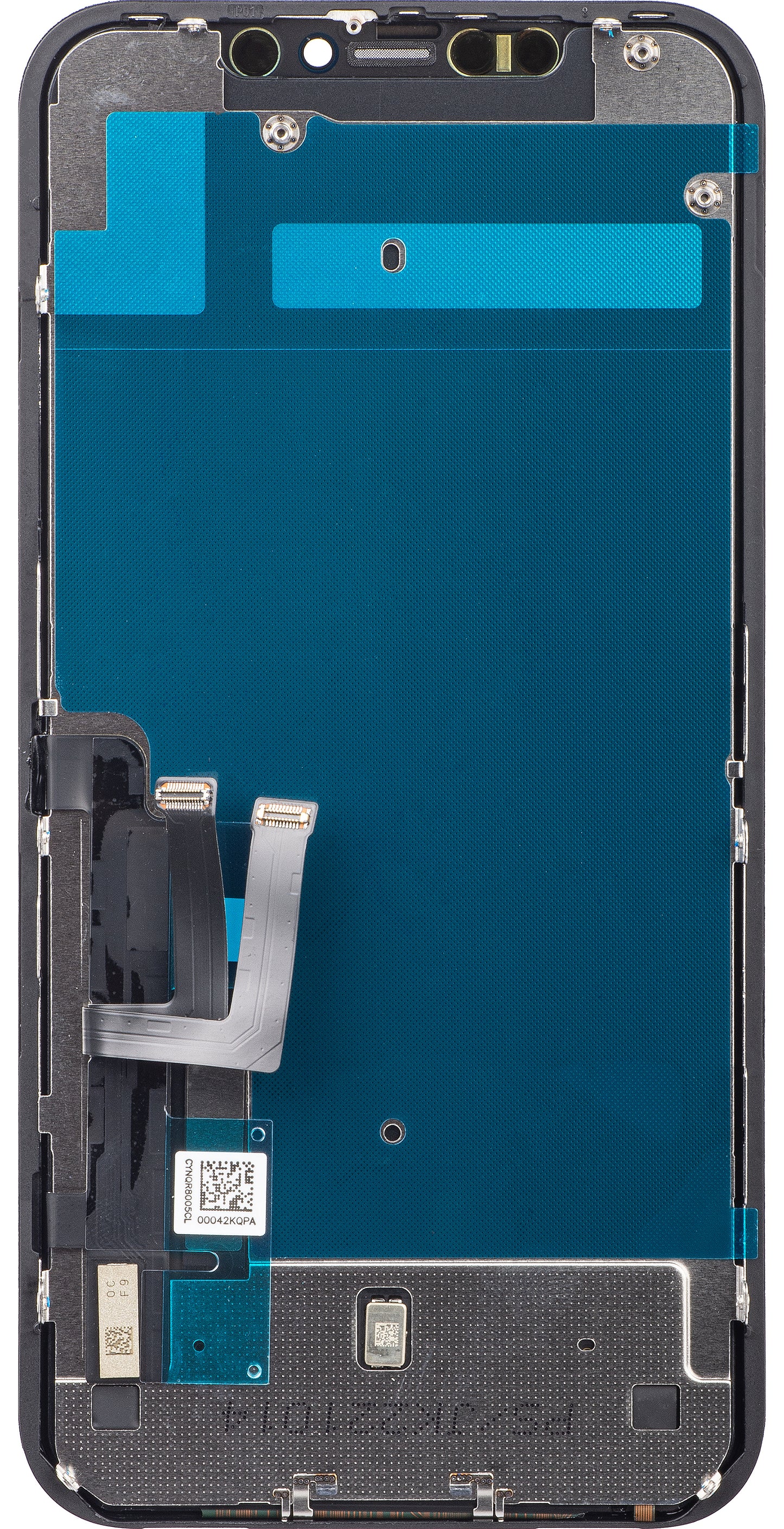 JK berøringsskjerm for Apple iPhone 11, med ramme, In-Cell LCD-versjon, svart