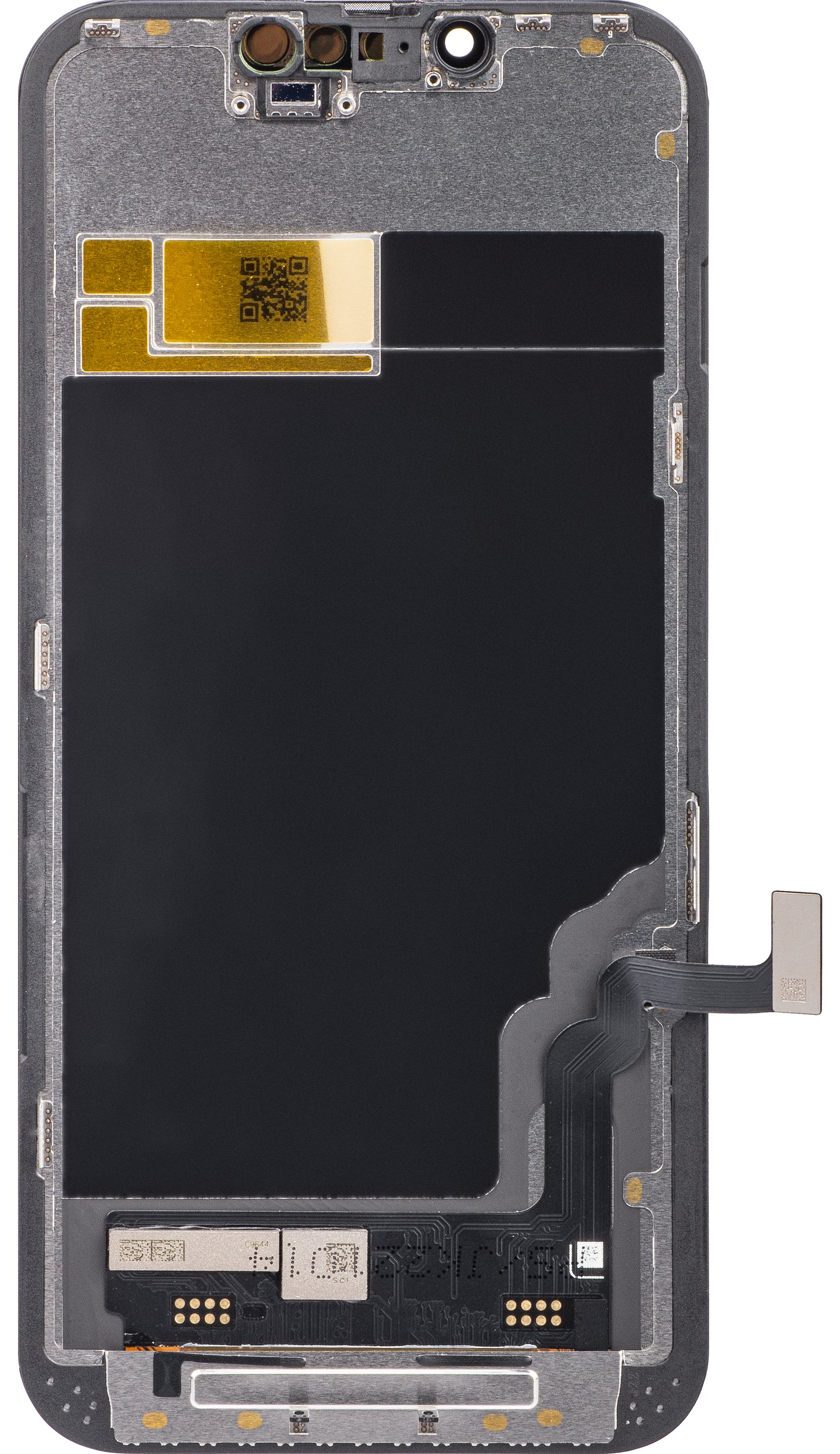 JK berøringsskjerm for Apple iPhone 13, med ramme, In-Cell LCD-versjon, svart