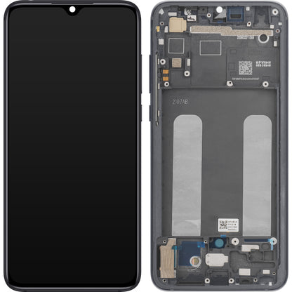 Display med Touchscreen Xiaomi Mi 9 Lite, med Ramme, Grå, Service Pack 560610118033