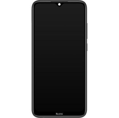 Display med Touchscreen Xiaomi Redmi Note 8T, med Ramme, Svart, Service Pack 5600040C3X00