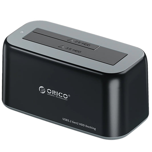 Dockingstasjon Orico 6819C3 1-stasjon for HDD / SSD SATA 2,5 tommer / 3,5 tommer, svart