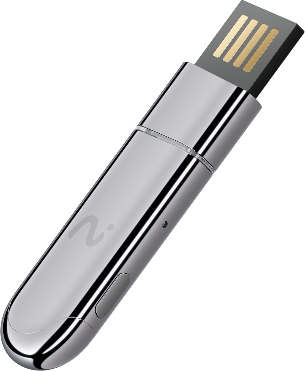 Viaim NoteKit AI opptaksdongle / diktafon, USB-C / USB-A, grå