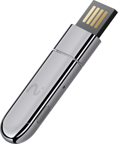 Viaim NoteKit AI opptaksdongle / diktafon, USB-C / USB-A, grå