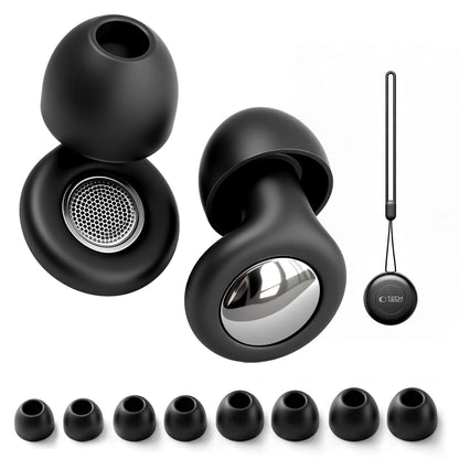 Ørepropper Tech-Protect QuietFit, Svarte