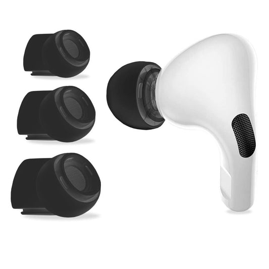 Tech-Protect ørepropper for Apple AirPods Pro Series, Størrelse S / M / L, Svarte