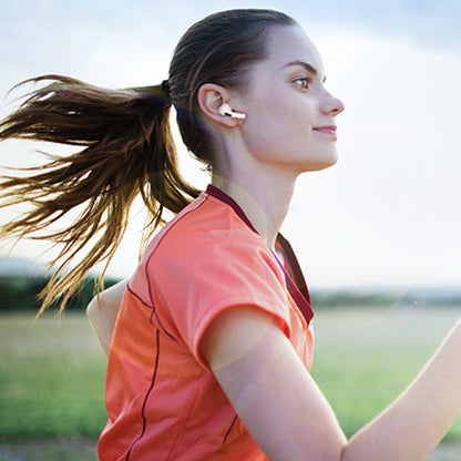 Techsuit ET1 propper for Apple AirPods Pro Series, sett med 3 stykker, hvite