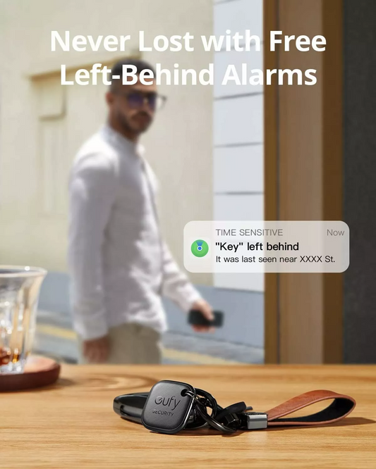 Eufy Security SmartTrack Link for iOS Series, Sett med 2 stk, Svart E87B0011