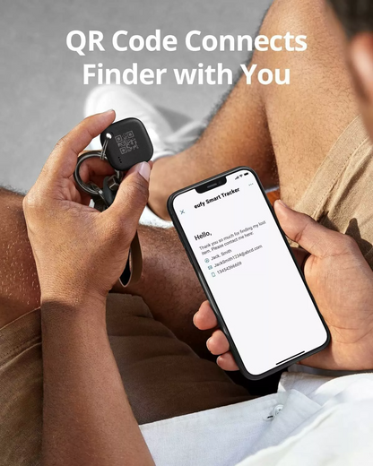 Eufy Security SmartTrack Link for iOS Series, Sett med 2 stk, Svart E87B0011