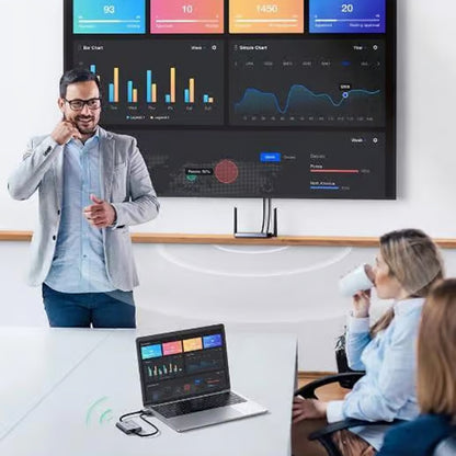 Trådløs HDMI Extender UGREEN CM506, 1080P, Grå